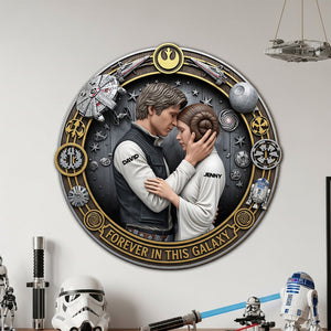 Galactic Love Personalized Gifts For Couple Wood Sign Forever In This Galaxy 01ohtn170725-Homacus