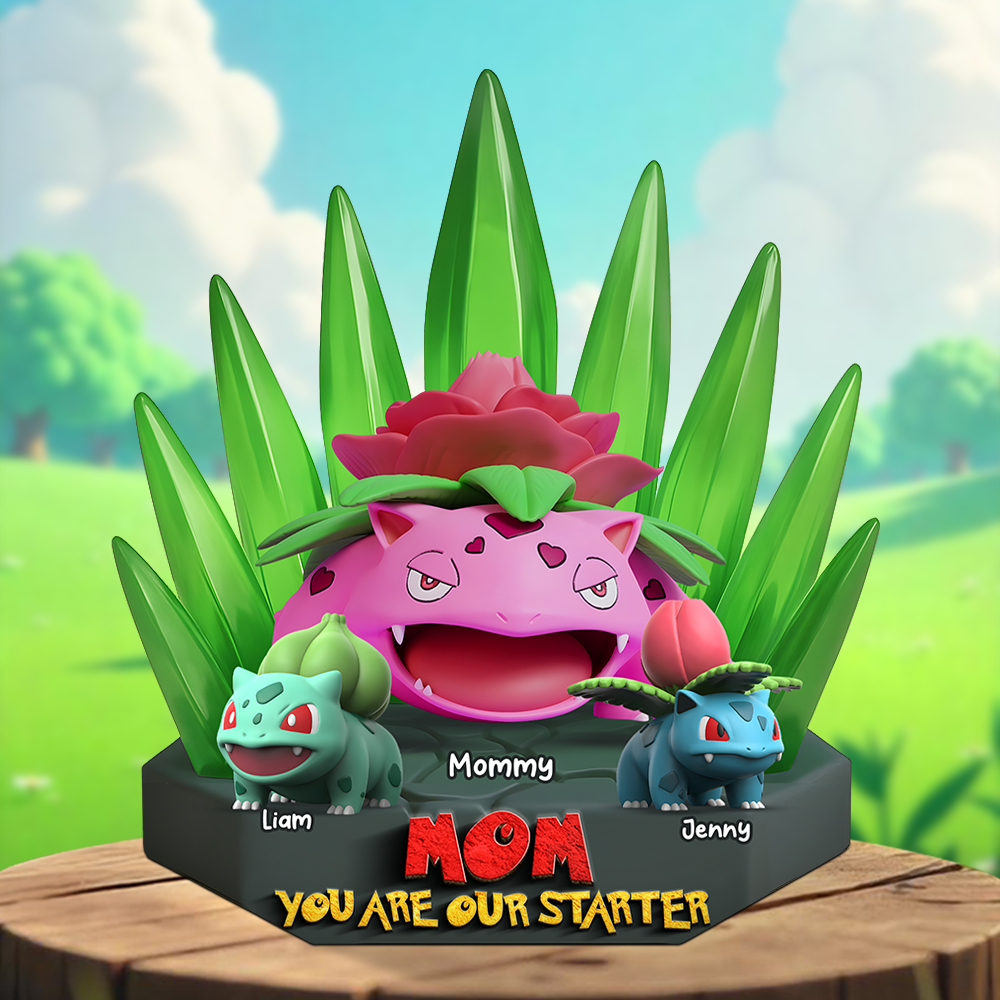 Monster Mom Plaque - Personalized Gifts For Mom 011ohpu240425-Homacus