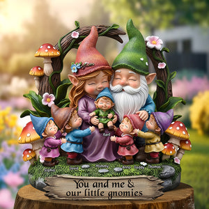 Happy Gnome Family Personalized Acrylic Plaque Gifts For Family 02qhqn240525-Homacus