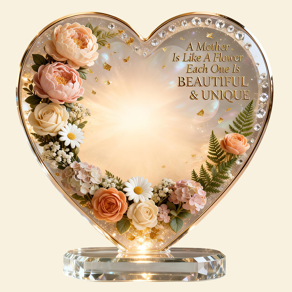 To My Beautiful Mom Acrylic Plaque - Custom Photo Gift For Mothers 04nadt270226-Homacus