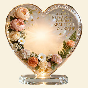 To My Beautiful Mom Acrylic Plaque - Custom Photo Gift For Mothers 04nadt270226-Homacus