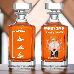 Funny Couple Whiskey Bottle - Personalized Gift For Couple 02TOTN070525HG-Homacus