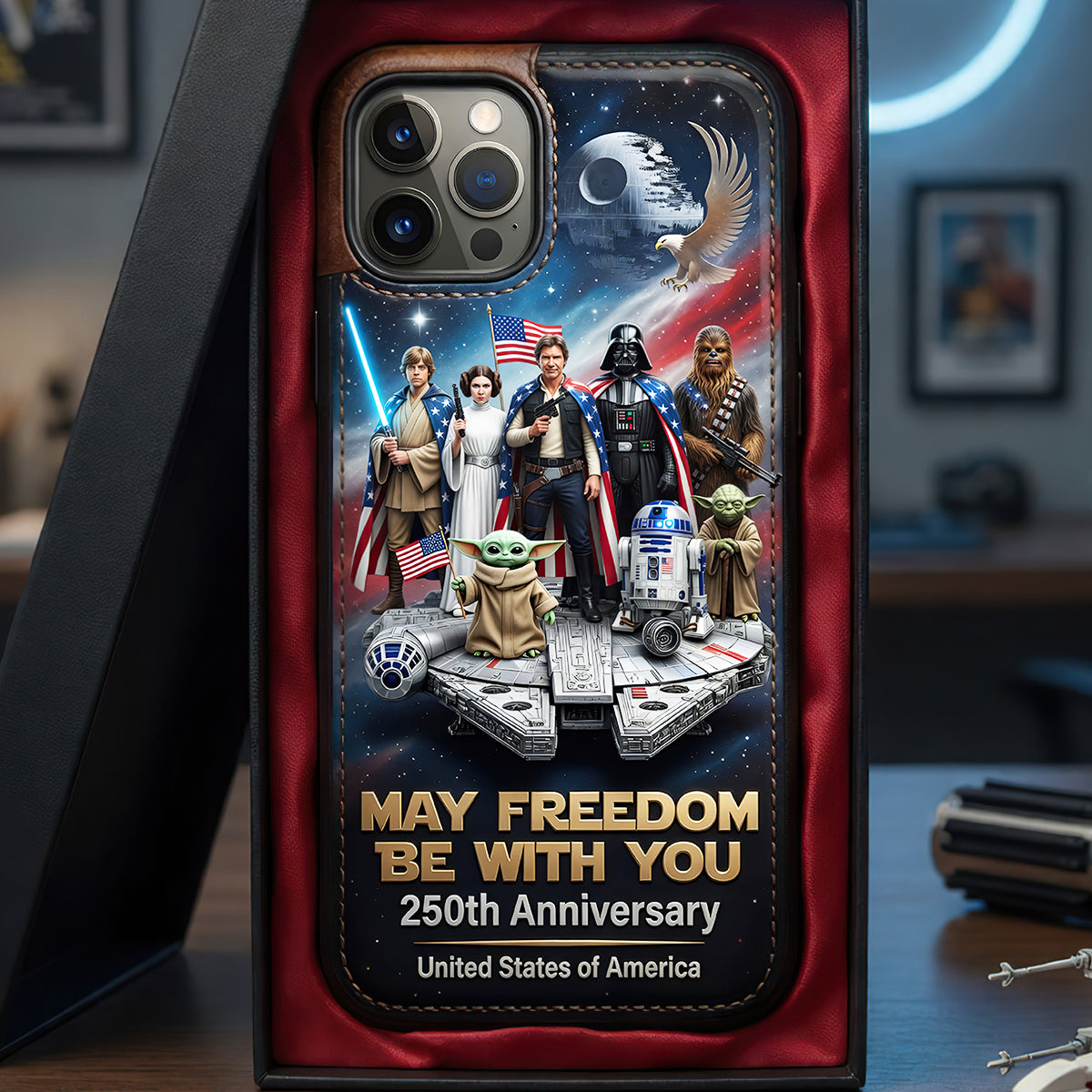 250th Anniversary Patriotic Phone Case - Personalized American Freedom Tribute 07TYDT300526-Homacus
