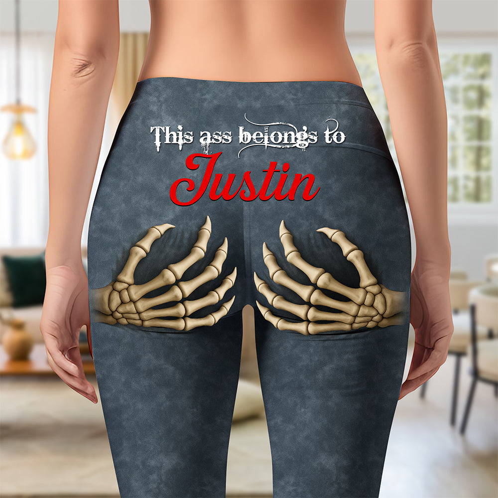 Funny Couple Leggings - Personalized Gifts For Her 02naqn010725-Homacus