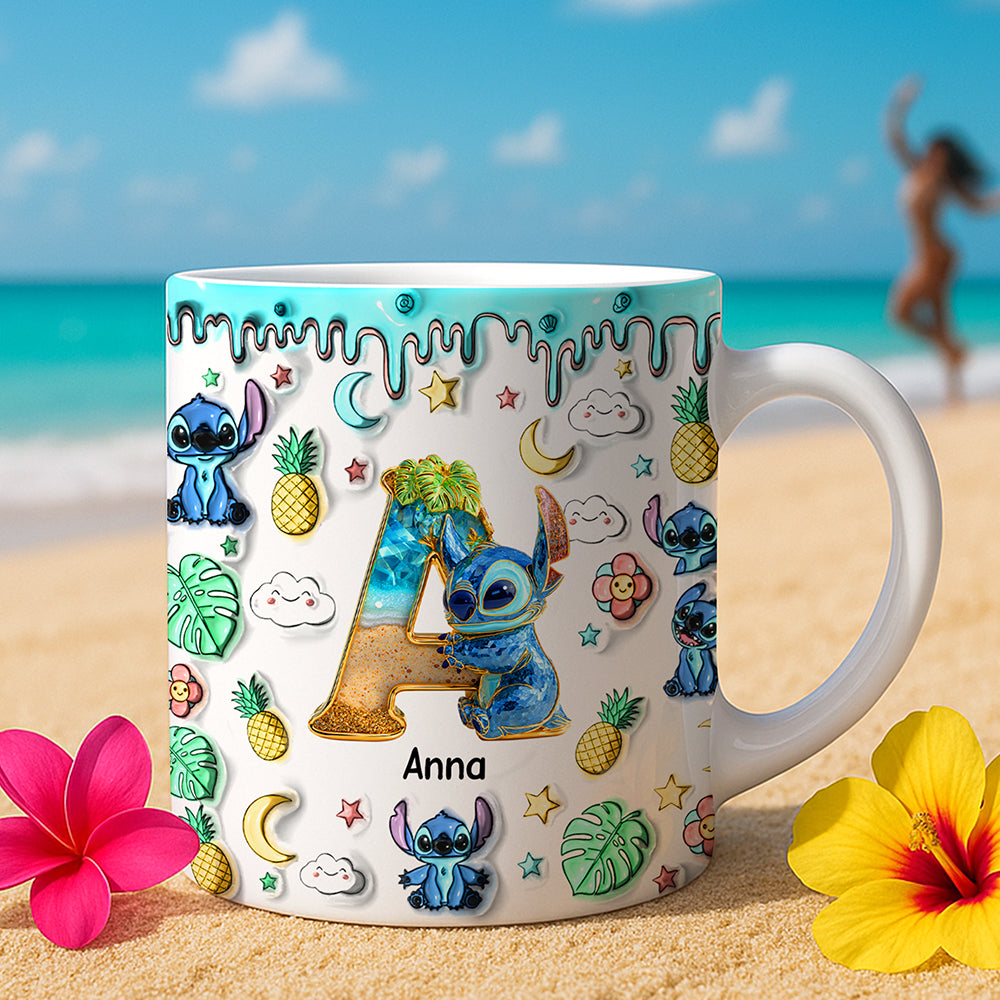 Custom Alphabet Letter Coffee Mug – Personalized Gifts for Cute Monsters 01tgqn110625-Homacus