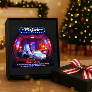 Personalized Gifts For Christmas, Naughty Couple Acrylic Ornament 01tata240925-Homacus