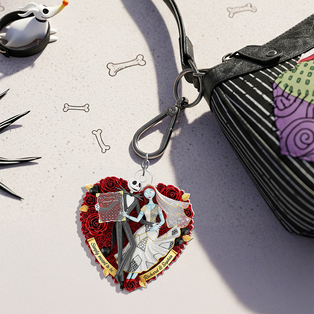 Forever Heart Keychain Personalized Gifts For Couple 02OHQN250625-Homacus