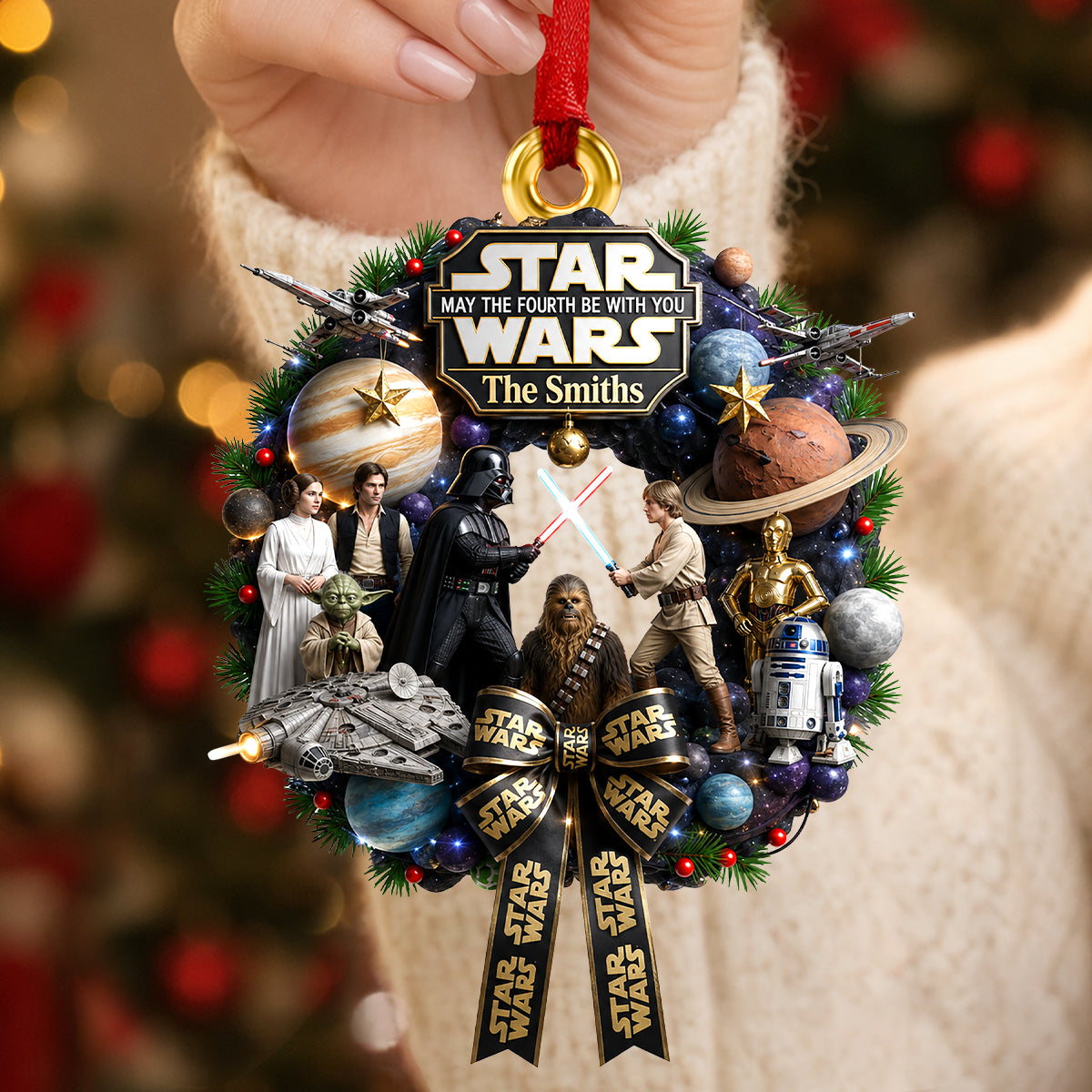 The Christmas Battle Acrylic Ornament - Personalized Christmas Gifts For Family 01ohdh280826-Homacus