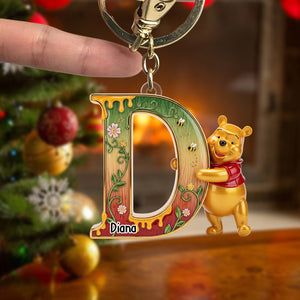Festive Letter Keychain – Custom Gift For Cartoon Fans 04naqn300825-Homacus