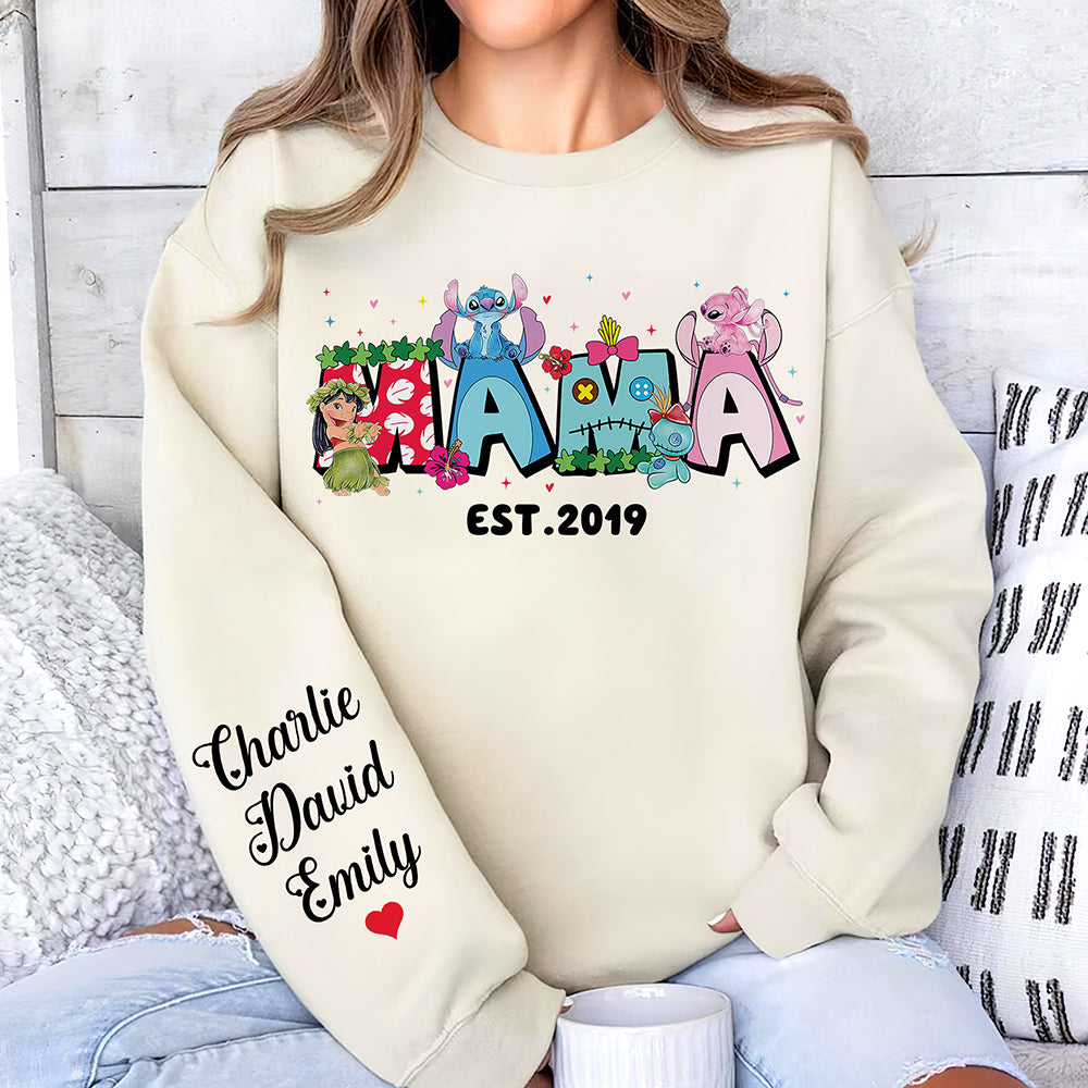 Personalized Gifts For Mom Shirt Mama Cartoon 01OHQN220325-Homacus