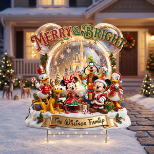 Merry Family Yard Sign - Personalized Christmas Gifts For Family 02pata120826-Homacus