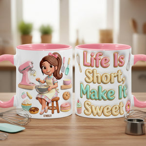 Baking Girl Coffee Mug - Personalized Gifts For Baking Lovers 01pgqn260126-Homacus