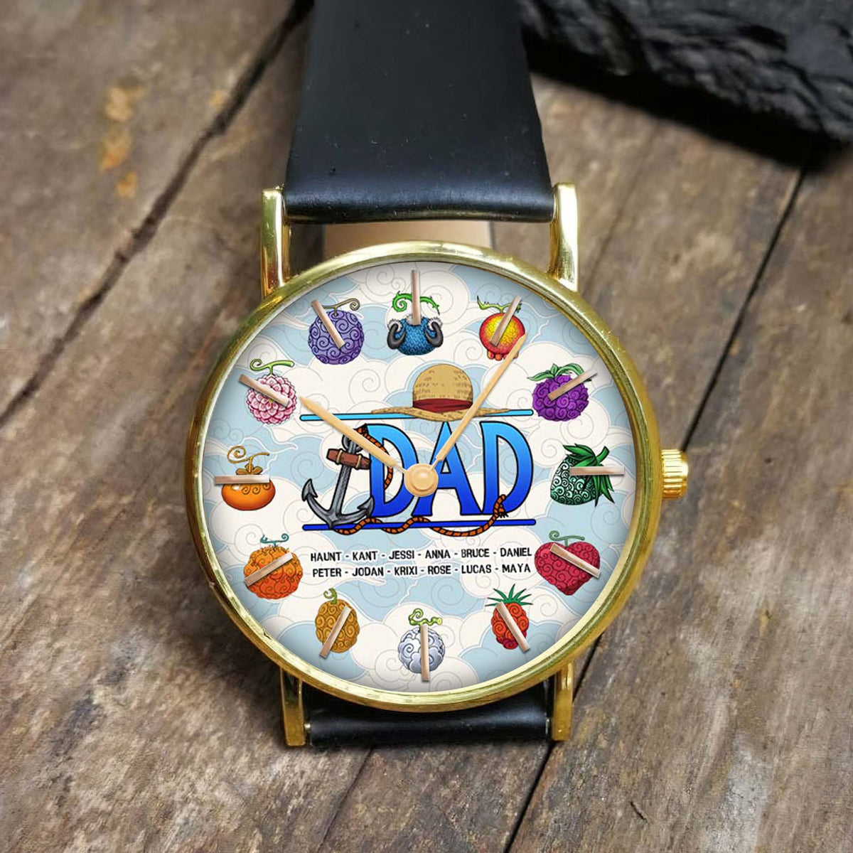 Power Fruit Quartz Watch Personalized Gifts For Dad 02ohtn310325-Homacus
