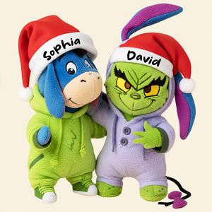 Holiday Cozy Pillow Personalized Gifts For Couple 02HUDT141125-Homacus