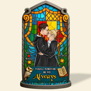 Wizard Couple Acrylic Plaque Personalized Gifts For Couple 02HUDT020525TM-Homacus