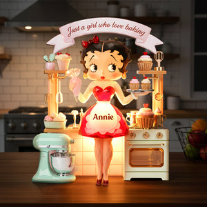 Baking Girl Light Box - Personalized Gifts For Baking Lovers 01palu191225-Homacus