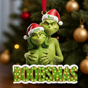 Naughty Couple Christmas Tree Ornament Personalized Gifts 05OHDT141125-Homacus