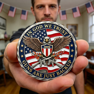 Veteran Printed Metal Coin - Personalized Gifts For Veteran 05natn030326-Homacus