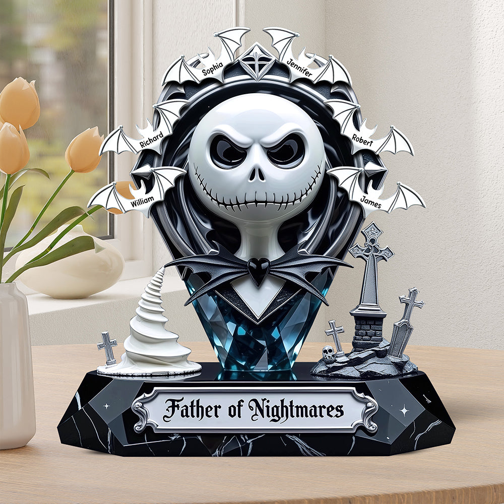 Father Of Nightmares Acrylic Plaque Personalized Gifts For Dad 03TGQN030525-Homacus