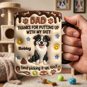 Dog Dad Magic Ceramic Coffee Mug - Personalized Gifts For Dad 021TYDH210526-Homacus