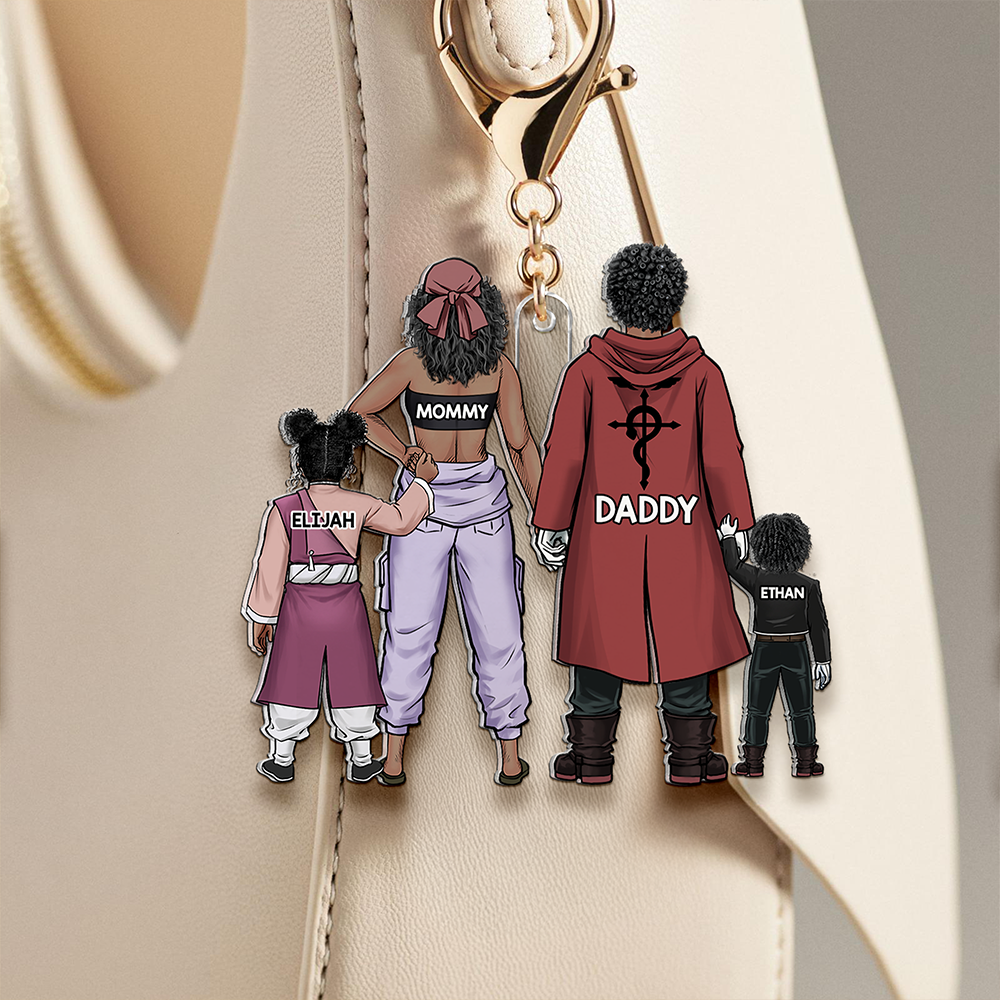 Personalized Gifts For Family Keychain 02QHHU030325HH-Homacus