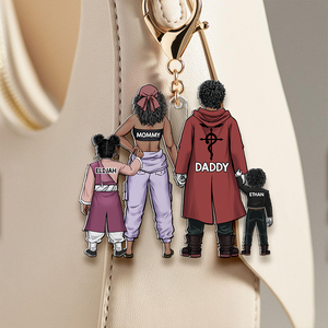 Personalized Gifts For Family Keychain 02QHHU030325HH-Homacus