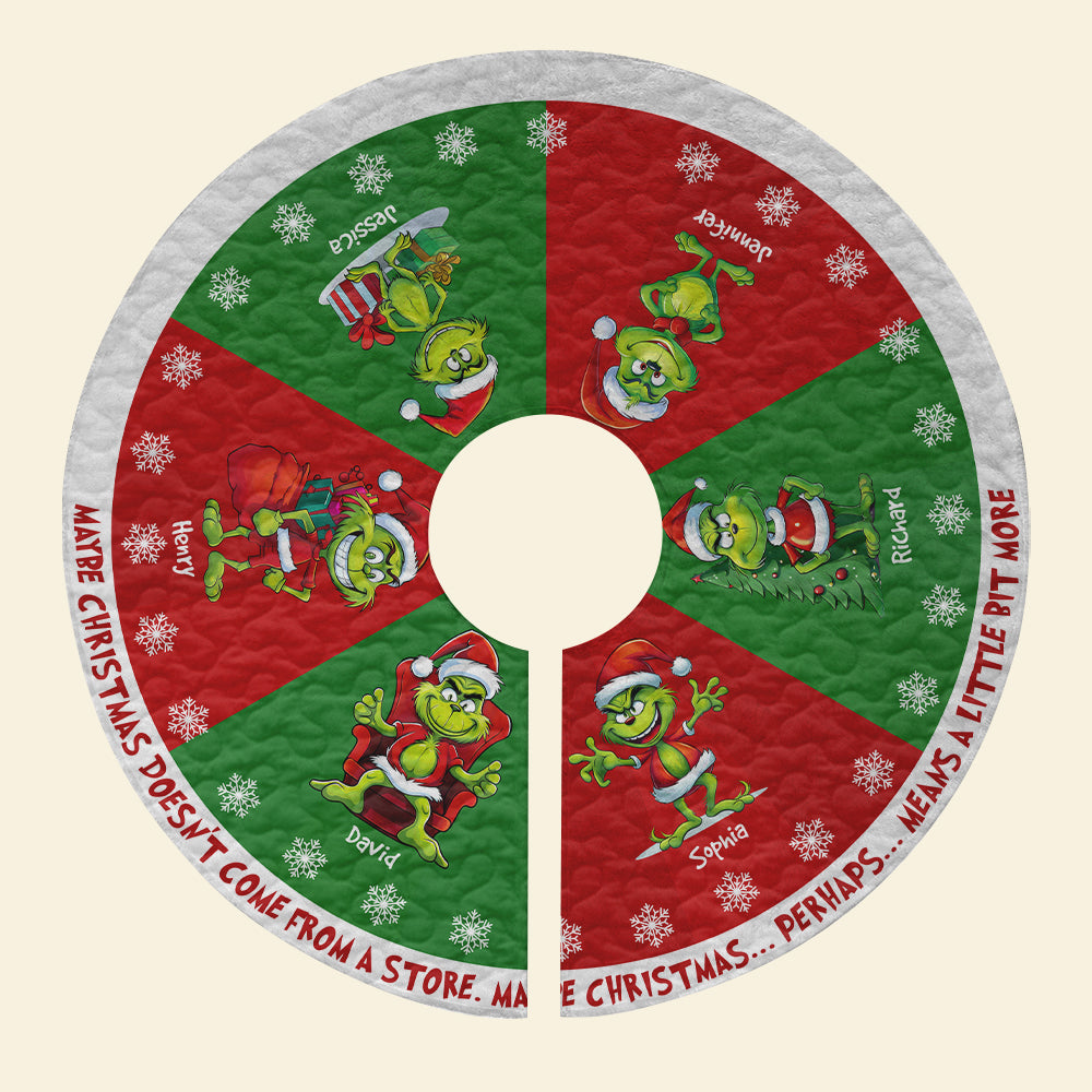 Personalized Gifts For Family Quilted Tree Skirt 01ohqn251124-Homacus