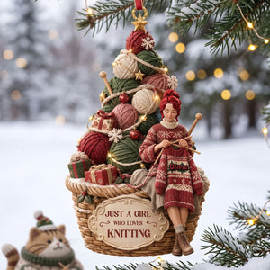 Balls Of Yarn Christmas Ornament - Personalized Gifts For Knitting Lovers 02TTTA190926