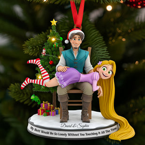 Touch Of Love Christmas Ornament Personalized Gifts For Couple 02NADT160925-Homacus