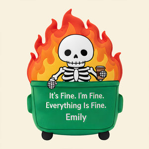 Workplace Fire Pillow Personalized Gifts For Coworker 07HUDT151125-Homacus