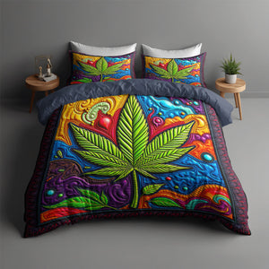 Weed Quilt Bedding Set 022hutn060225-Homacus