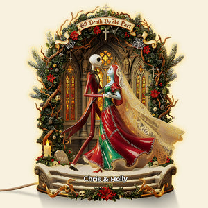 Gothic Dancing Couple Acrylic Light Box, Personalized Gifts For Couple 03pata031125-Homacus