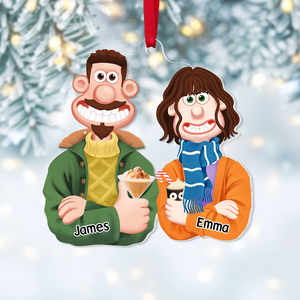 Personalized Gift For Couple Christmas Ornament 06ACPU121124PA-Homacus