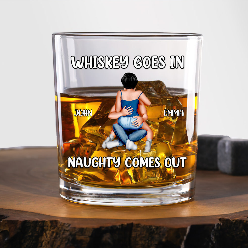 Couple Whiskey Glass - Personalized Gifts 05TOMH041224HH-Homacus
