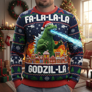 Holiday Monster Ugly Sweater - Personalized Gifts For Movie Fans 04naqn161025-Homacus