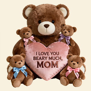 Love You Mom Custom Shaped Pillow - Personalized Gifts For Mom 03padt171225-Homacus