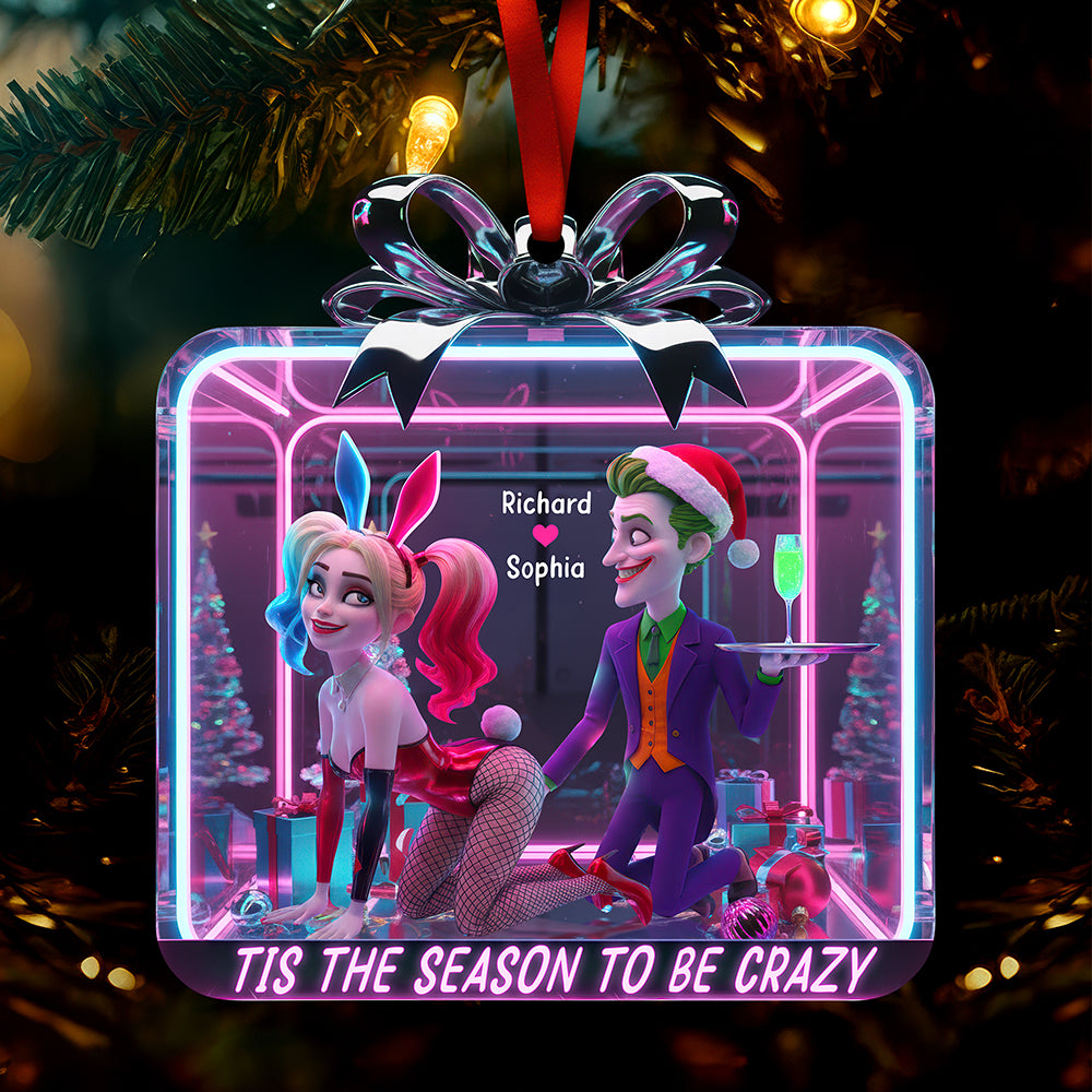 Naughty Couple Christmas Ornament - Personalized Gifts For Couple 02paqn091025-Homacus