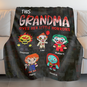 Personalized Gifts For Mom Blanket 04ohpu220225 Little Horrors-Homacus