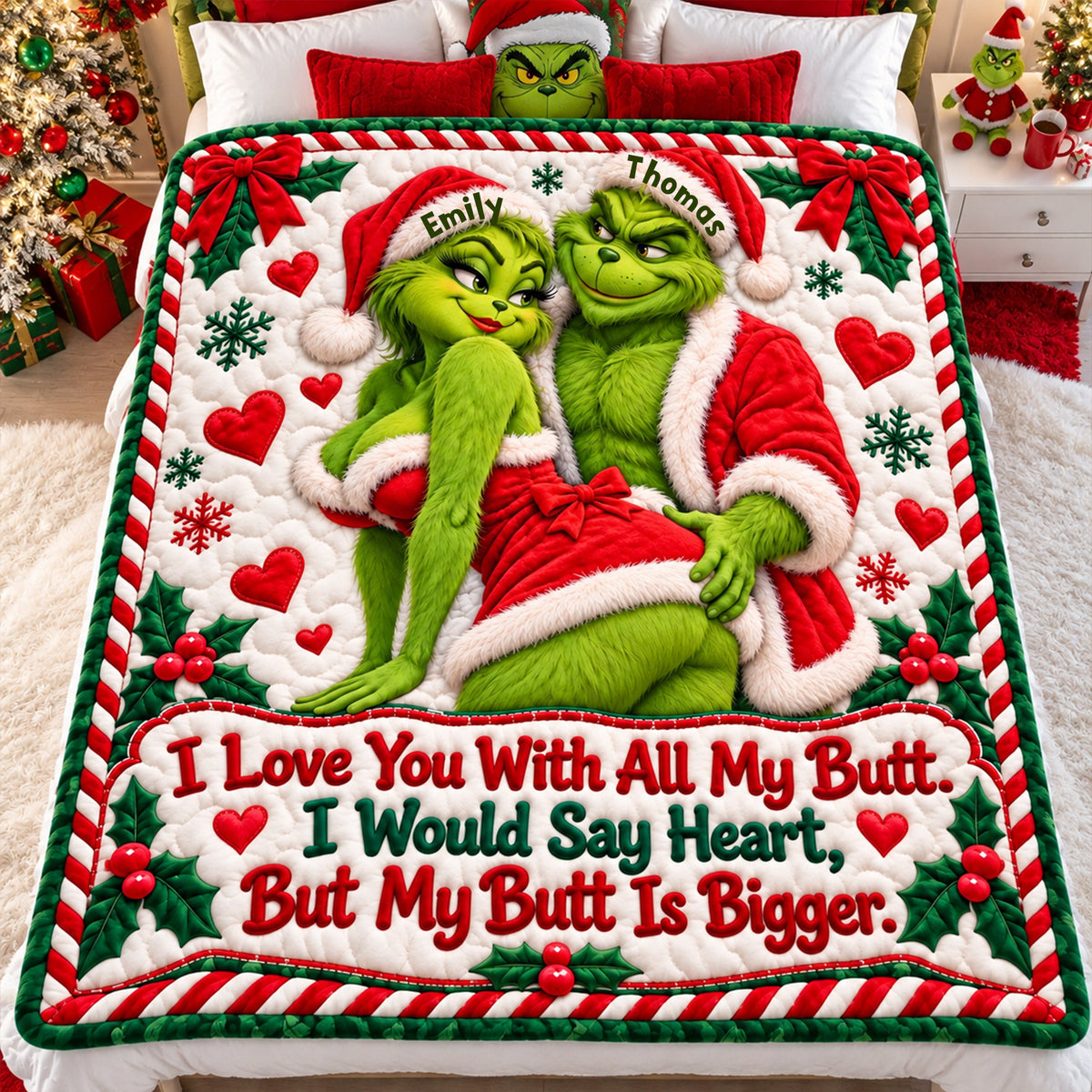 Playful Touch Couple Blanket - Personalized Gift For Couples 07OHLU021026