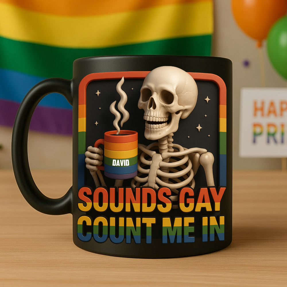 Skeleton LGBT Mug - Personalized Gifts For LGBT 02totn310525-Homacus