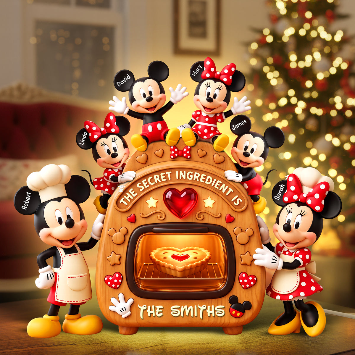 Baking Family Light Box - Personalized Gifts For Family Acrylic Light Box 03PAQN040926-Homacus