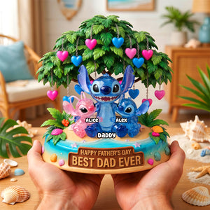 Best Dad Ever Acrylic Plaque - Personalized Gifts For Dads 04tydh040526-Homacus