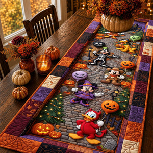 Ghoul Friends Quilted Table Runner - Personalized Halloween Gifts 02PAQN130826-Homacus