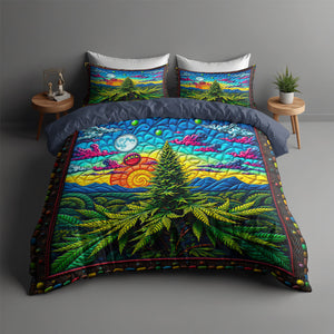 Weed Quilt Bedding Set 024hutn060225-Homacus