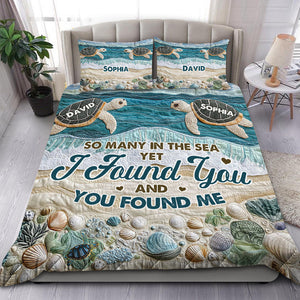 Personalized Gifts For Couple Special Line Quilt Bed Set 01KADT241224-Homacus
