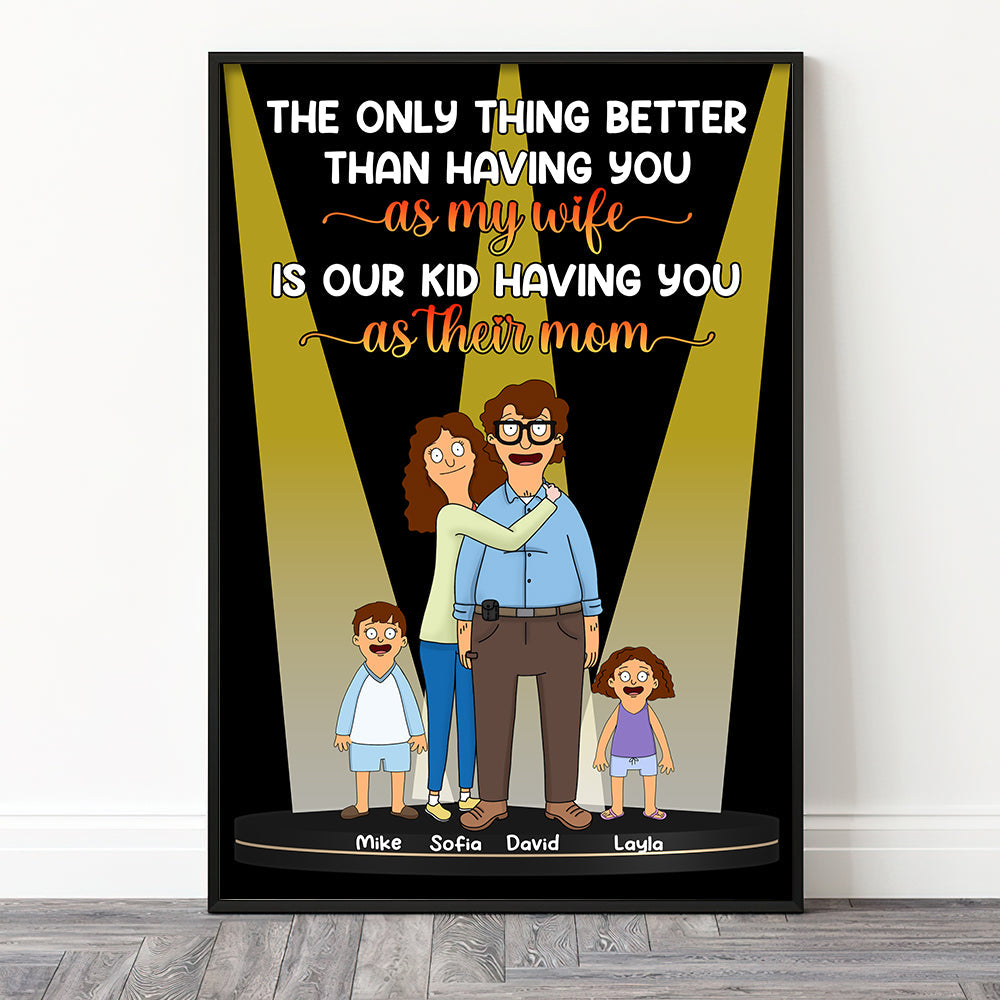Personalized Gifts For Wife Canvas Print Mother's Day 05KAMH140325HG-Homacus