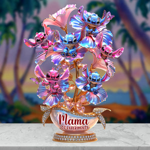 Mama Of Blue Aliens Acrylic Plaque - Personalized Gifts For Mother 01TGQN240425-Homacus