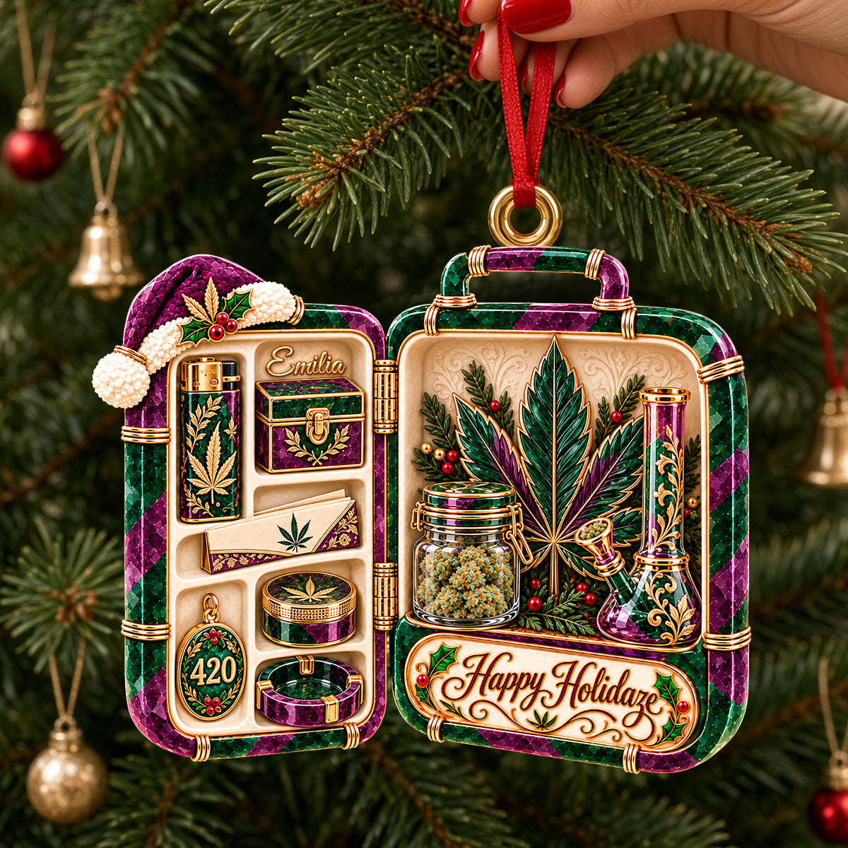 Stoner Lifestyle Acrylic Ornament - Personalized Christmas Gifts 05todh141026-Homacus