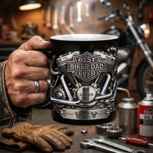Best Biker Dad Ever Magic Mug - Personalized Gifts For Dad 03TGDH060526-Homacus