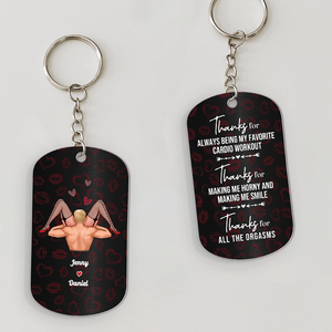 Personalized Gifts For Naughty Couple Keychain 01ohpu050425-Homacus